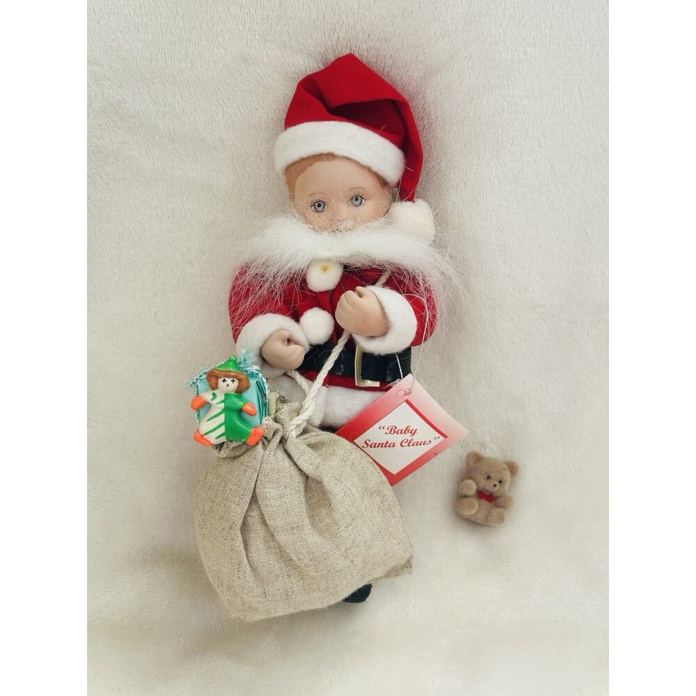 Ashton Drake Calendar Babies December Baby Santa Claus Collectible Vintage Decor